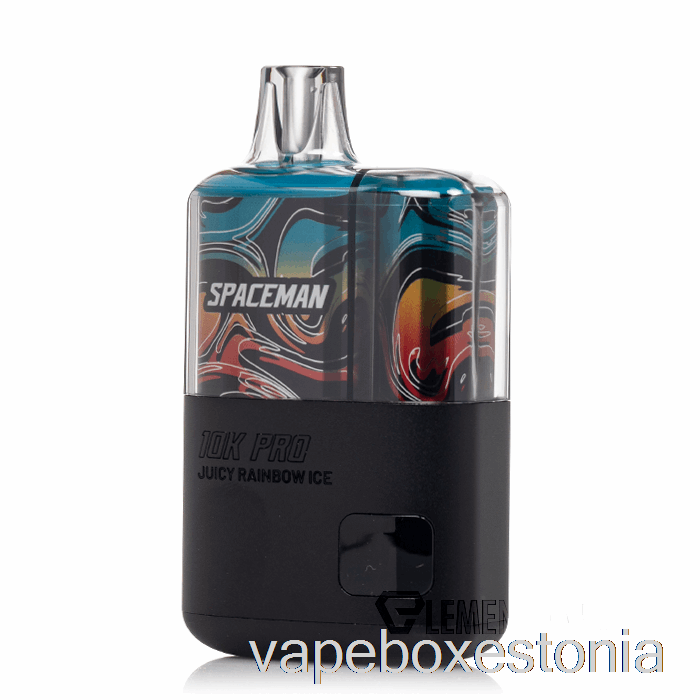 Vape Box Estonia Spaceman 10k Pro ühekordne Mahlane Vikerkaarejää